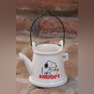 1958 Snoopy Watering Can made in Japan vintage Schulz Snoopy design figurine